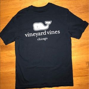 Vineyard Vines | navy whale pocket tee | Chicago